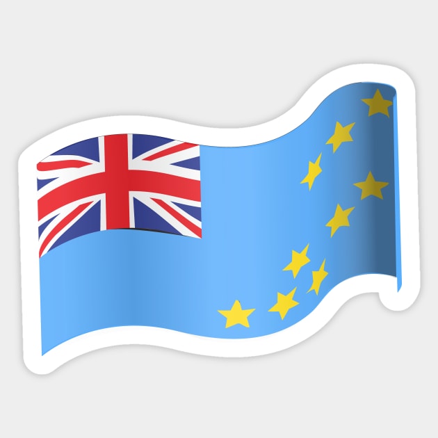 Tuvalu Sticker by traditionation